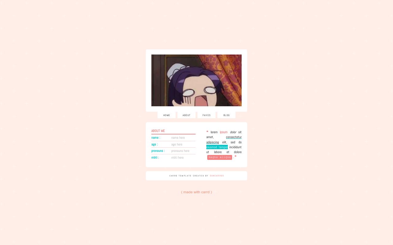 Carrd profile picture for @continuing